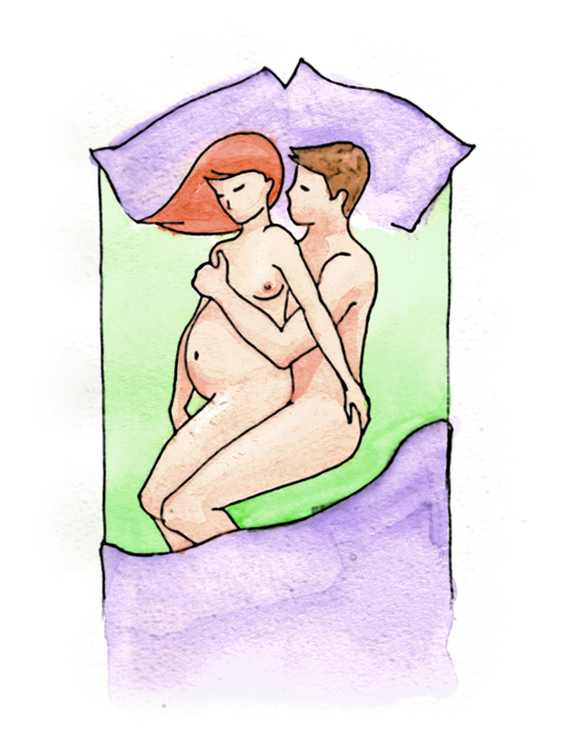 Рисунок Секс Беременная
